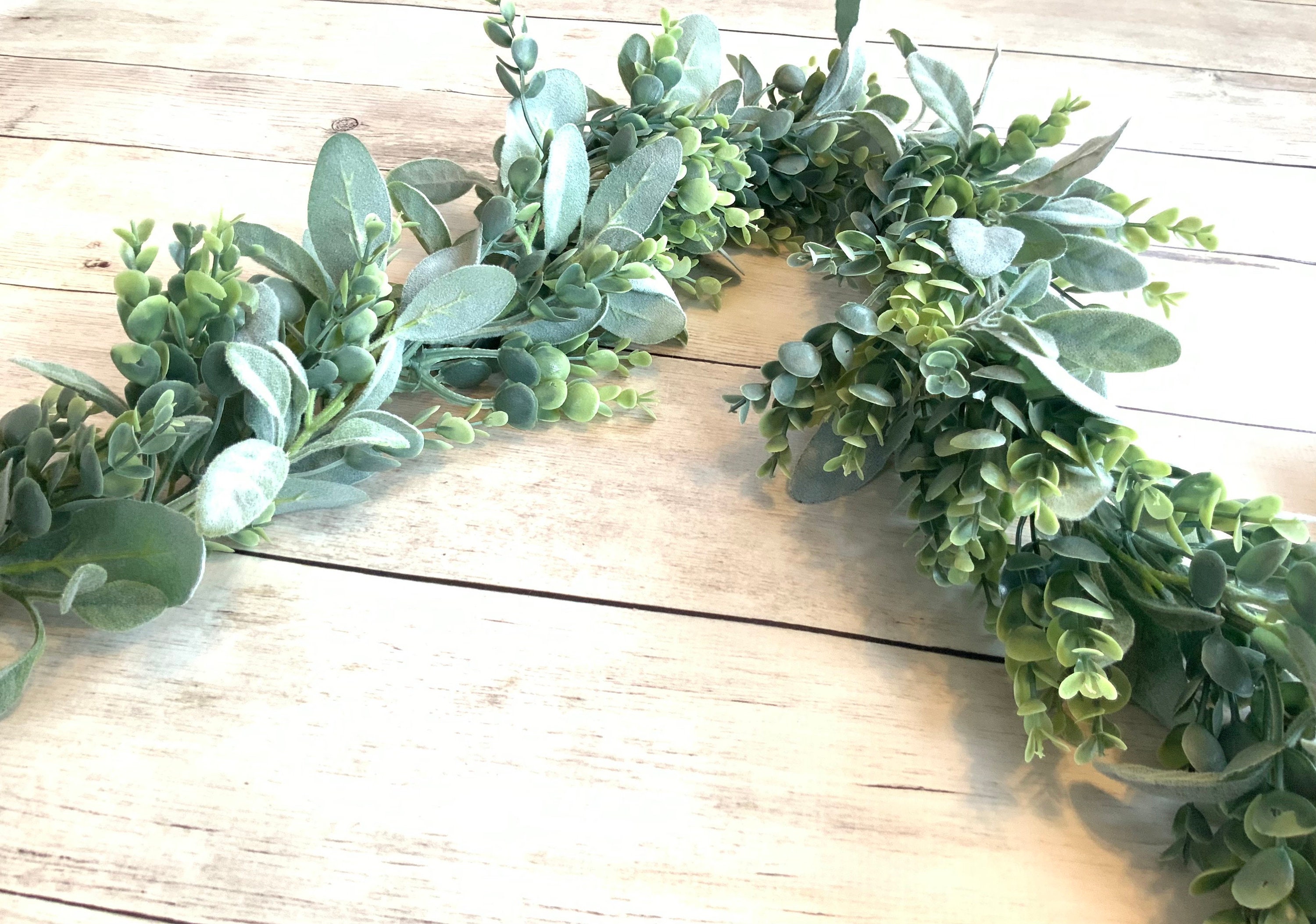 Lambs Ear and Eucalyptus Garland Wedding Garland Wedding Etsy