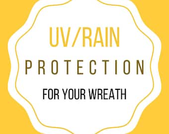 Wreath UV and Rain Protection Spray Service