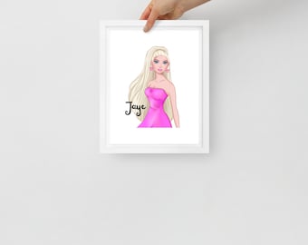 8x10 personalisierte dekorative gerahmte Leinwand Wandkunst