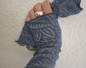 Jersey cuffs Cloque Jersey in blue