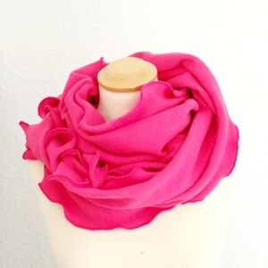XXL TRIANGLE SCARF Cotton in Pink