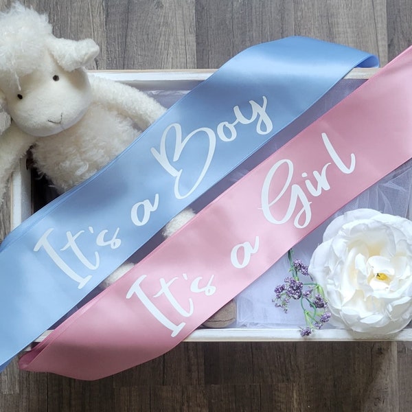 Baby Shower Sash Etsy
