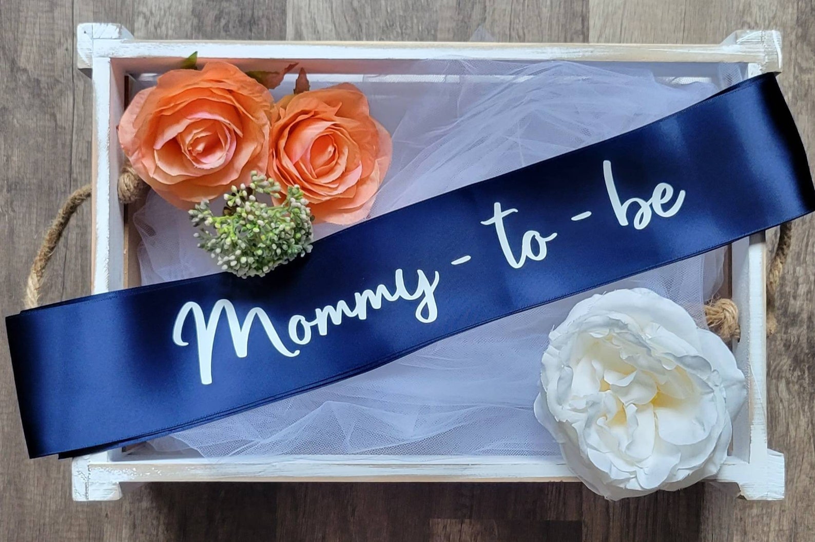 Baby in Bloom Sash Mommy to Be Sash Baby Shower Sash Baby Etsy