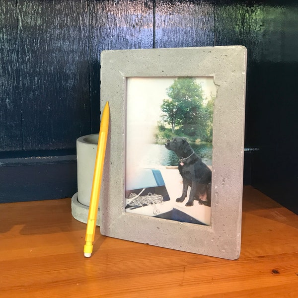 Concrete Picture Frame Etsy