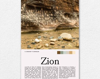 Zion National Park Photography Print 3