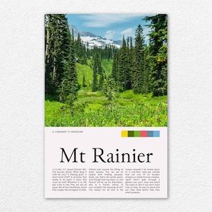 Mount Rainier Photography Print 2