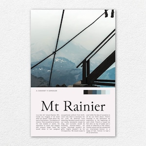 Mount Rainier Photography Print 1