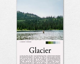 Glacier National Park Photography Print 1