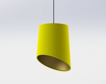 Lámpara colgante hecha a mano, Lámpara de techo, Pantalla, 25 cm, 9,8", oro, plata, cobre, mate, Colgante, pantalla de luz, revestimiento metálico, interior, hogar