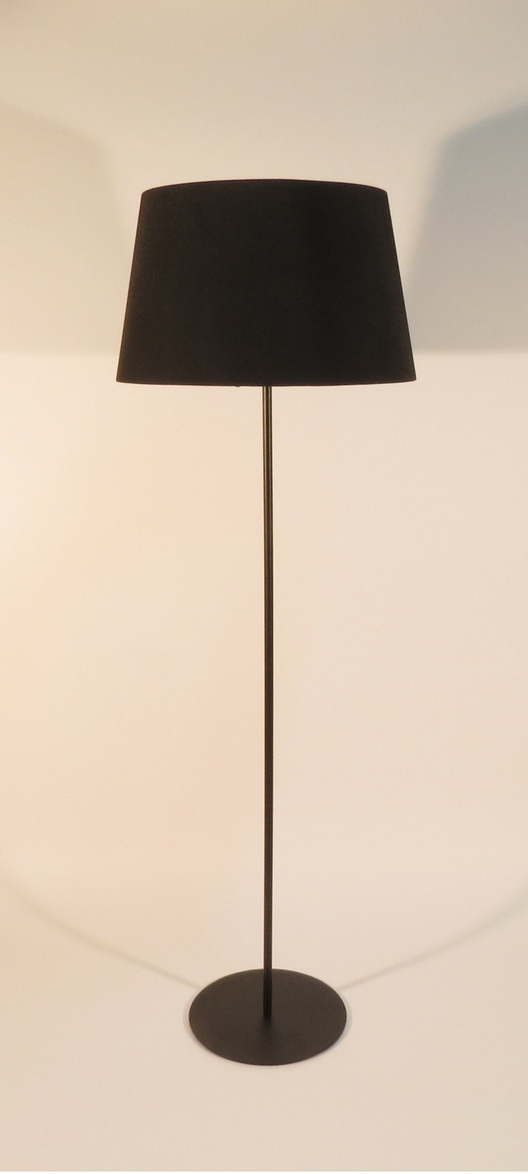 Handmade Floor Lamp With Empire Lampshade Made From Metal and Etsy