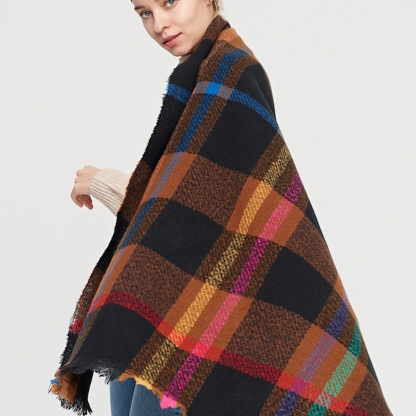 knitted shawl blanket