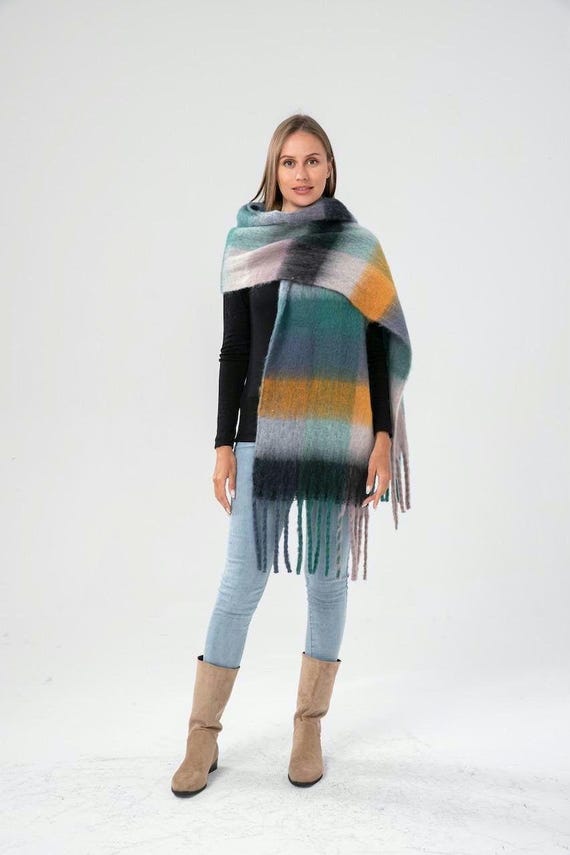 Blanket Scarf,oversized Scarf,winter Scarf Women,boho Scarf,scarf