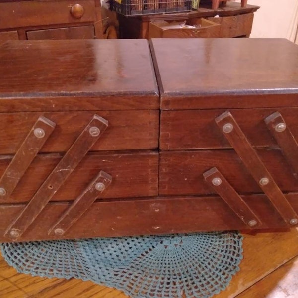 Vintage Sewing Box Etsy