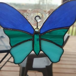 Butterfly Stained Glass Suncatcher