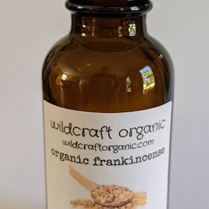 Organic Frankincense Essential Oil | 100% Pure Therapeutic Grade Essential Oil | USDA Certified Organic Essential Oil