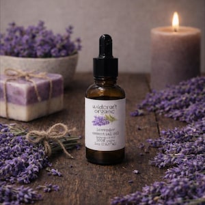 Organic Lavender Essential Oil | 100% Pure, Therapeutic Grade, 1 oz