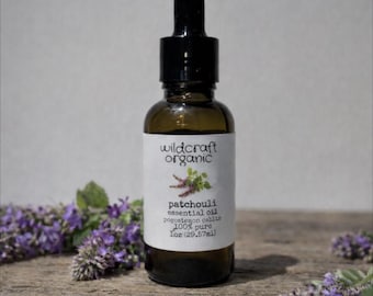 Organic Patchouli Essential Oil | 100% Pure, Therapeutic Grade, Steam Distilled, 1 oz