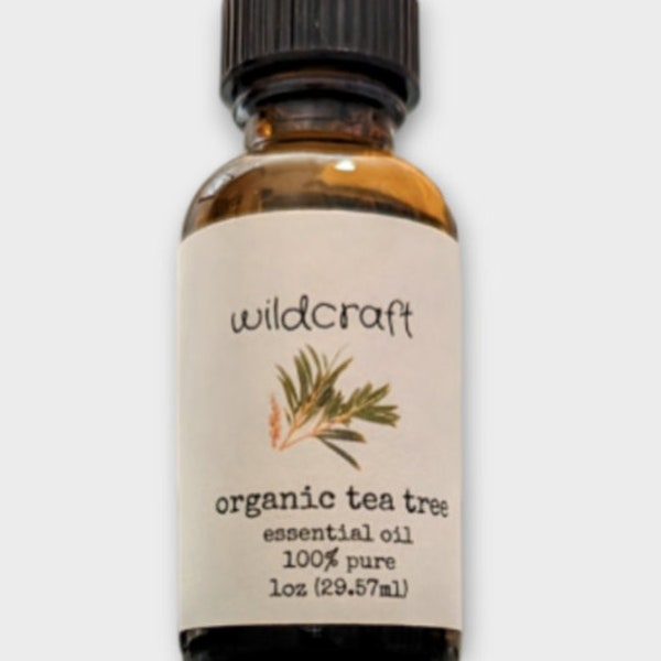 Organic Tea Tree Essential Oil | 100% Pure Therapeutic Grade Essential Oil | Organic Melaleuca Oil | All Natural Essential Oil