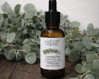 Organic Eucalyptus Essential Oil | Therapeutic Grade, 100% Pure, 1 oz