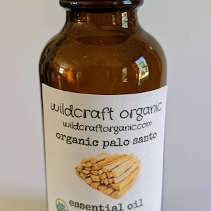 Organic Palo Santo Essential Oil | 100% Pure Therapeutic Grade Palo Santo Oil | Therapeutic Grade Palo Santo Oil | USDA Certified Organic