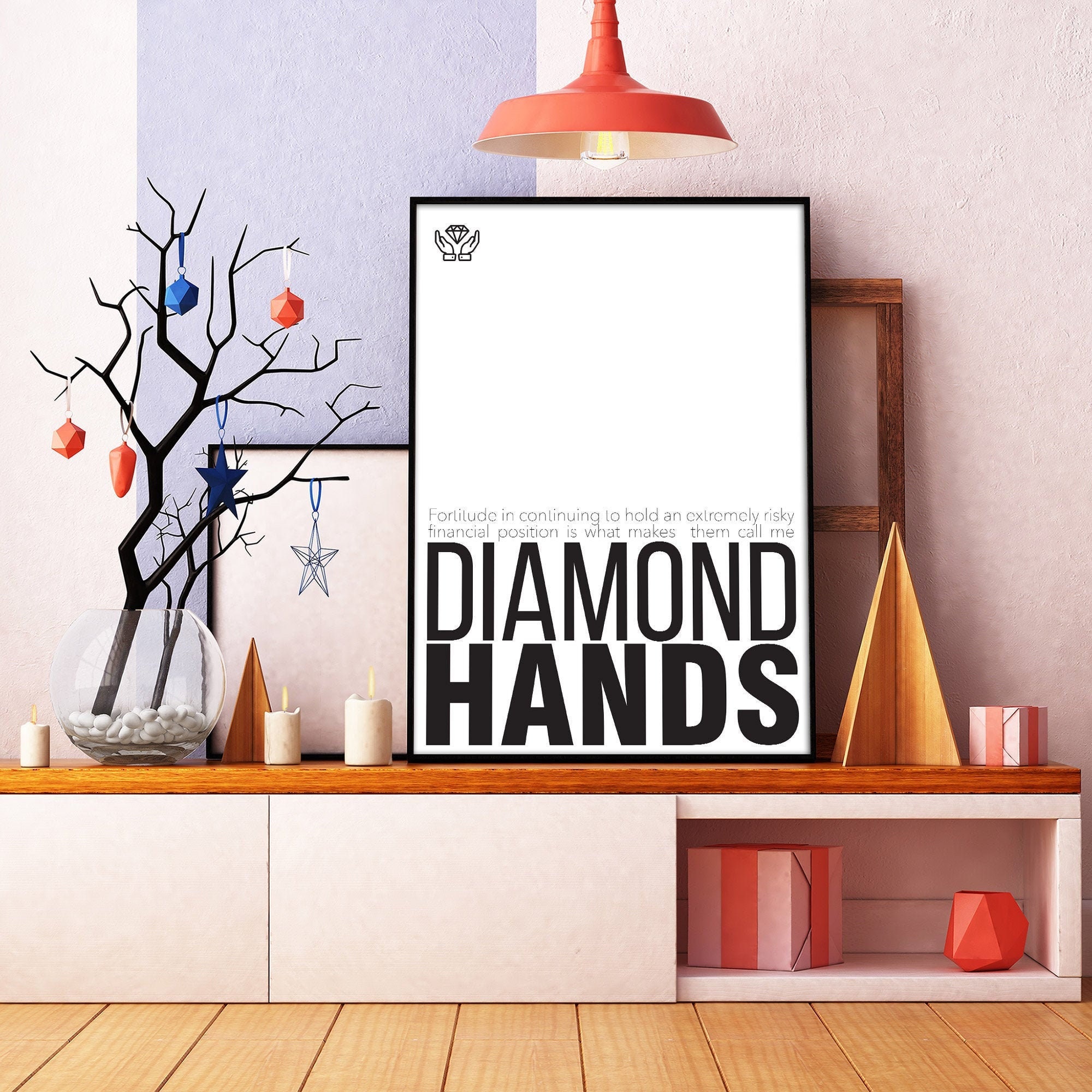 Diamond Hands Definition/ Printable Wall Art / Downloadable Etsy