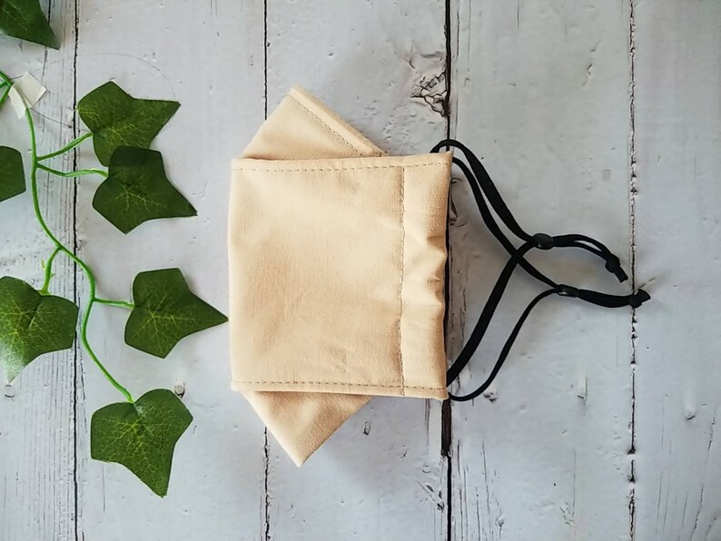 Kona Quilt Cotton Fabric Solids/ 3D Origami Face Mask With Etsy