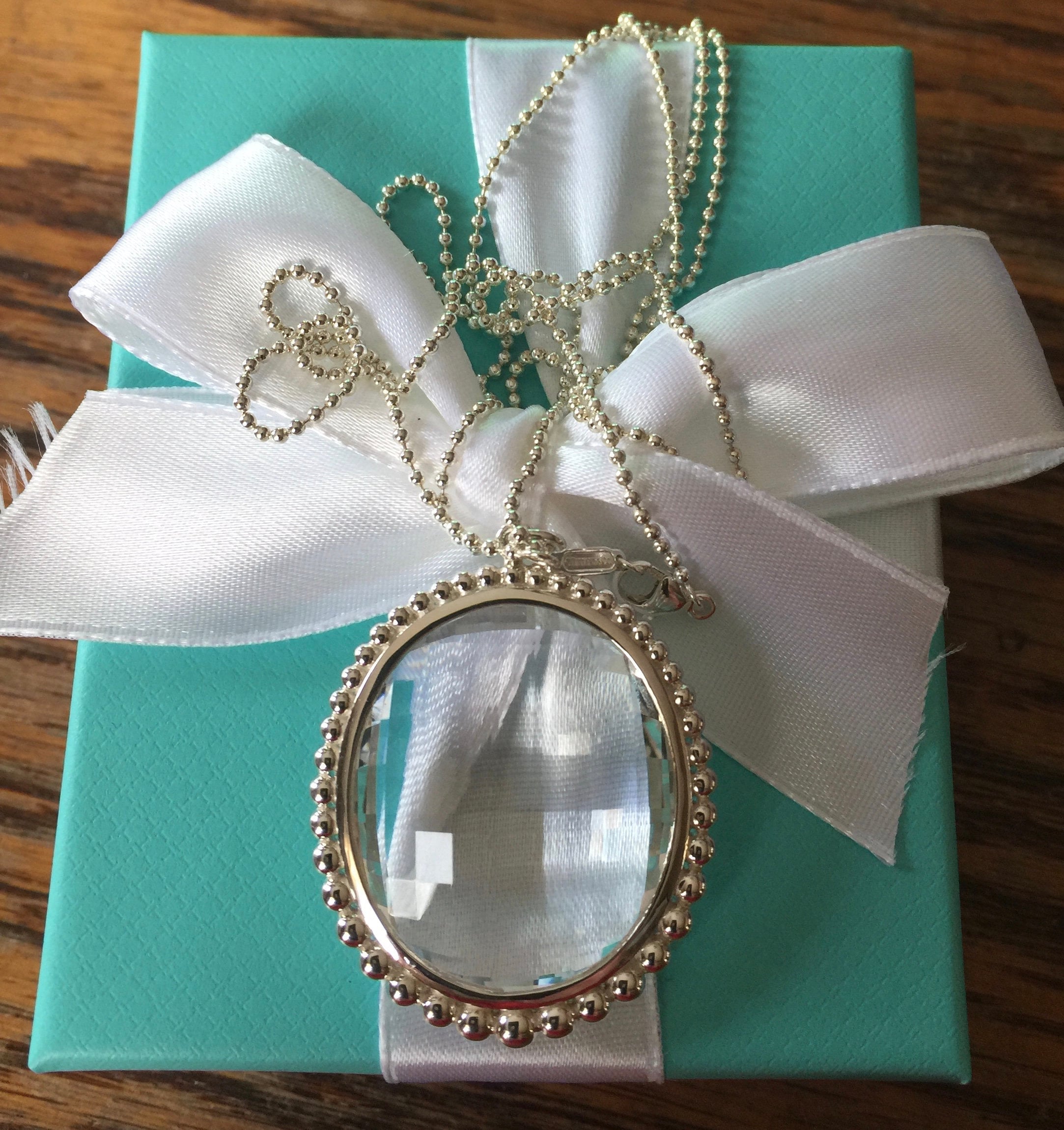Tiffany \u0026 Co Ziegfeld Oval Rock Crystal 