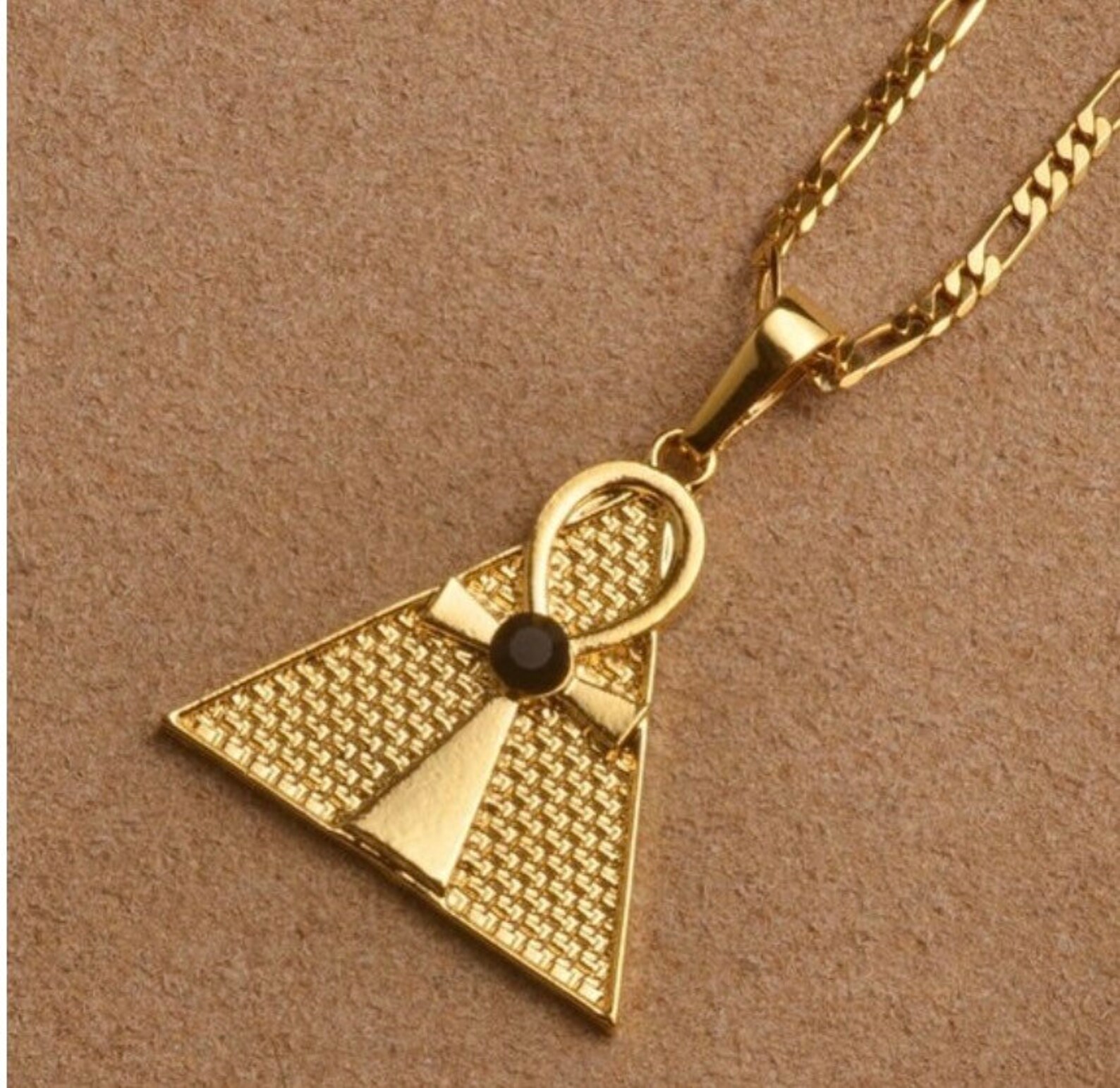 Ankh Necklace anhk Pyramid Ancient Egypt Necklace Men Anhk Etsy