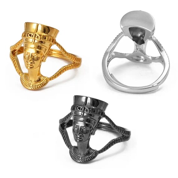 Nefertiti Ring gold Nefertiti Ring egyptian Jewelry goddess