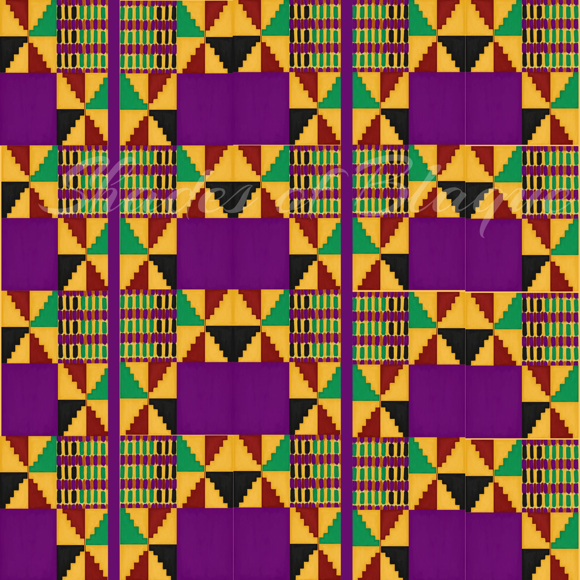 African Digital Paper, African Background Paper, African Scrapbook ...