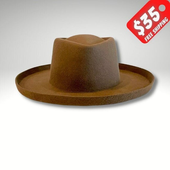 Pencil Brim Curl Brim Womens Brown 