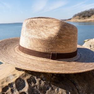 Handmade Palm Fedora, Womens Straw Hat, Mens Beach Hat, Summer Hat, Panama Wide Brim, SPF Sun Hat, Sombrero, Straw Bolero, Handmade Fedora