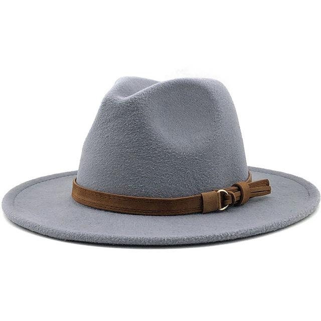 Gray Fedora Fedora Hat Bands Mens Fedoras Womens Fedoras Etsy
