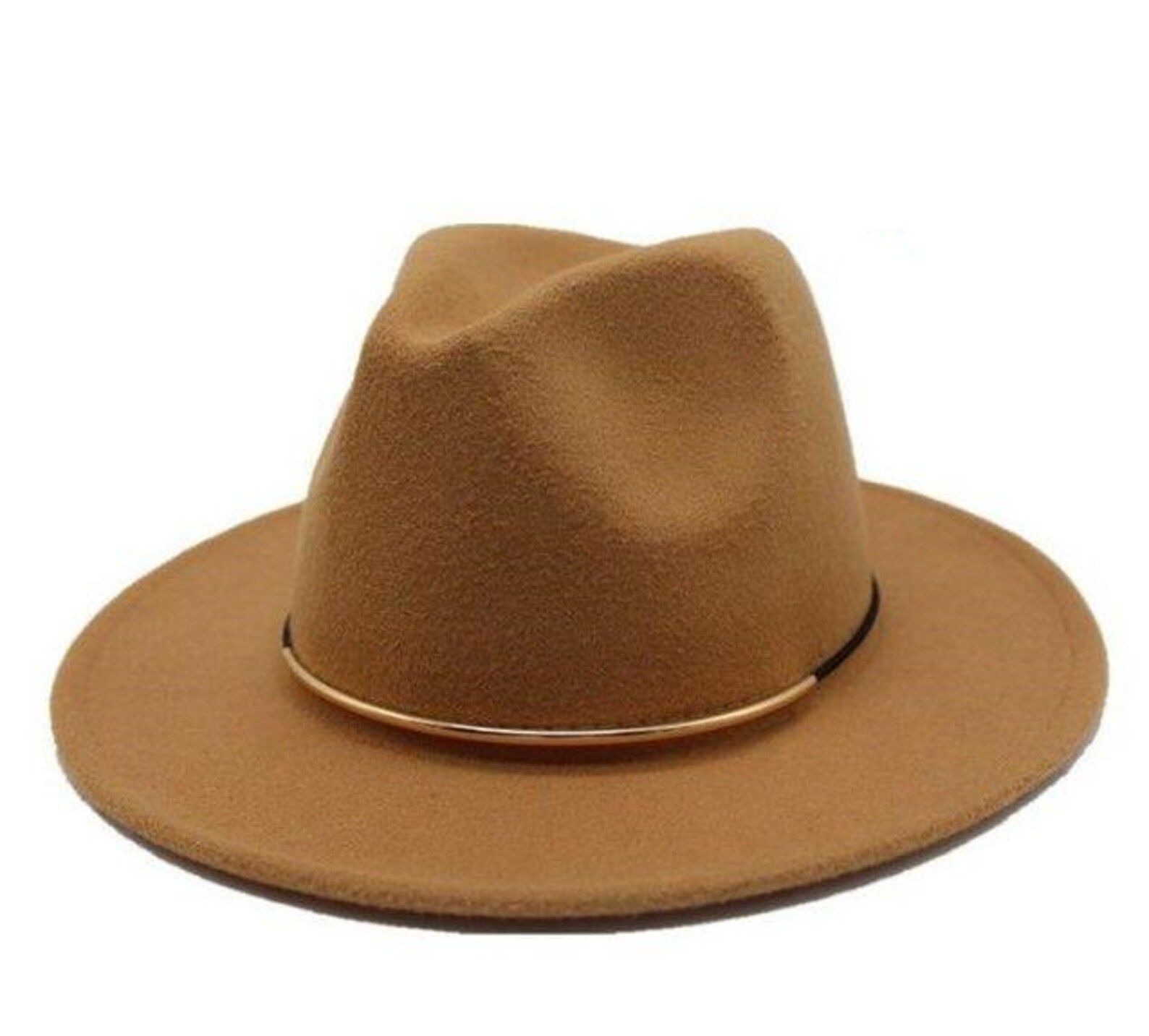 Tan Fedora Khaki Fedora Women's Fedora Men's Etsy