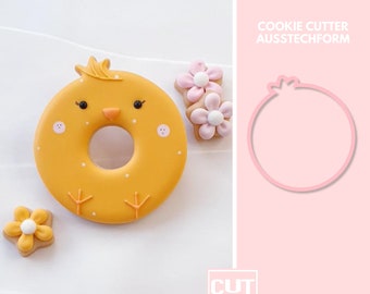 2442 Donut Chick - Cookie Cutter - Cookie Cutter  - Fondant Cutter - Clay Cutter - Dough Cutter