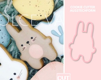 Bunny  - Cookie Cutter - Cookie Cutter  - Fondant Cutter - Clay Cutter - Dough Cutter