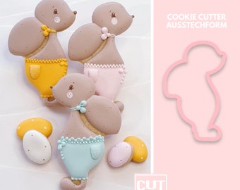 2252 Mr. Bunny - Cookie Cutter - Cookie Cutter  - Fondant Cutter - Clay Cutter - Dough Cutter