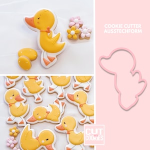 2511 Duckling Rosalie Cookie Cutter Cookie Cutter Fondant Cutter Clay Cutter Dough Cutter image 1