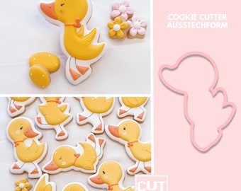 2511 Duckling Rosalie  - Cookie Cutter - Cookie Cutter  - Fondant Cutter - Clay Cutter - Dough Cutter