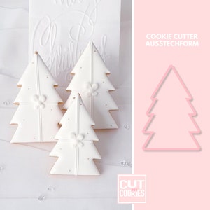 2413 Albero del villaggio di Natale - Natale - Formine per biscotti - Formina per fondente - Formina per argilla - Formina per pasta