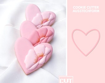 311 Heart - Cookie Cutter - Clay Cutter - Craft - Valentine Cutter
