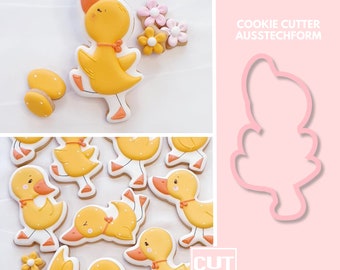 2504 Duckling Betty  - Cookie Cutter - Cookie Cutter  - Fondant Cutter - Clay Cutter - Dough Cutter