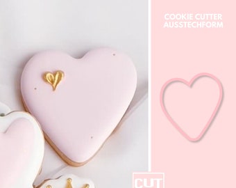 2214 Heart from Emily Set - Cookie Cutter - Clay Cutter - Craft - Valentine Cutter