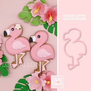 Flamingo - Cookie Cutter  - Fondant Cutter - Clay Cutter - Dough Cutter