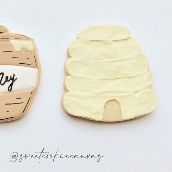 Beehive -Honey - Cookie Cutter  - Fondant Cutter - Clay Cutter - Dough Cutter- Ausstechform - Guetzliausstecher - Keksausstecher