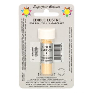 Edible Lustre Dust Metallic Champagne Gold 5 Grams Cake Dust by Sweet  Sticks, Cake Decorating Shimmer & Shimmer Drinks 