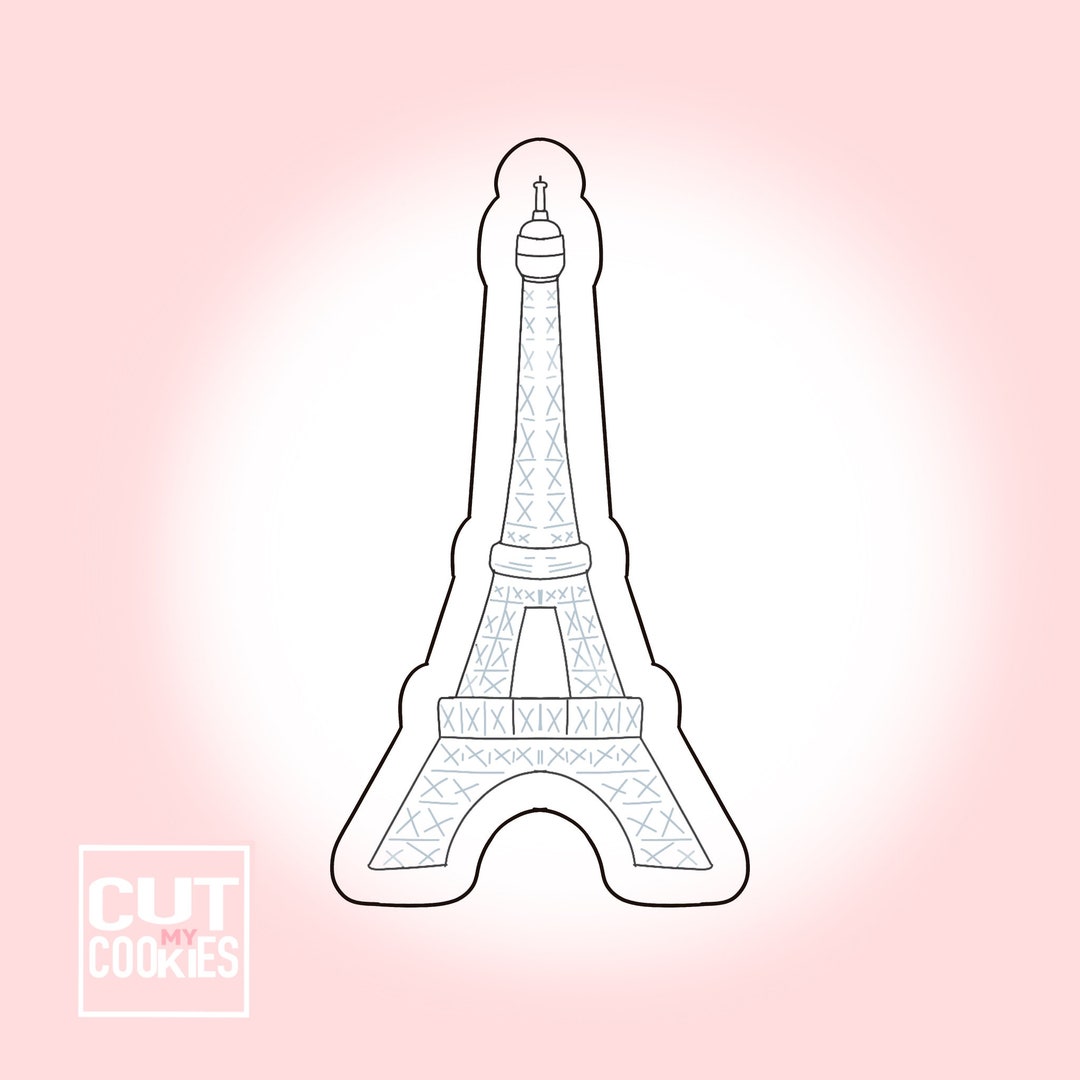 Gobel - Cookie Cutter (Acciaio Inox), la Progettazione della Torre Eiffel, 190 Millimetri