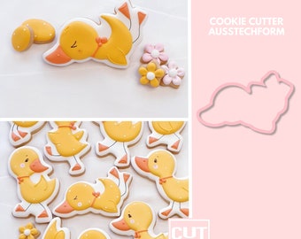 2509 Duckling Susi  - Cookie Cutter - Cookie Cutter  - Fondant Cutter - Clay Cutter - Dough Cutter