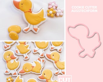 2508 Duckling Tiffy  - Cookie Cutter - Cookie Cutter  - Fondant Cutter - Clay Cutter - Dough Cutter