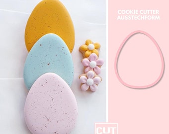 2526 Easter Egg - Easter Cookie Cutter - Cookie Cutter  - Fondant Cutter - Clay Cutter - Dough Cutter